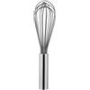PIAZZA - Frusta a Mano da Cucina Professionale in Acciaio Inossidabile, 8 Fili, 25 cm - Sbattitore Manuale Robusto e Maneggevole per Mescolare Agilmente - Utensili Cucina Acciaio Inox 25x6,5x6,5 cm