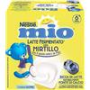 NESTLÉ MIO Merenda al Latte Fermentato Mirtillo, 4 Vasetti da 100g (400g)