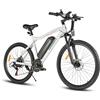 SAMEBIKE 26 Hardtail bicicletta elettrica, 36v 13AH batteria rimovibile 90KM gamma (PAS), alta coppia motore Mountain E-Bike, forcella sospensione bicicletta elettrica per adulti SY26-II
