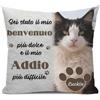 Umitive Cuscino Personalizzato in Memoria degli Animali Domestici con Nome e Foto - Copricuscino per Ricordare Il Tuo Cane o Gatto - Regalo Commemorativo per Amanti degli Animali (Style A)