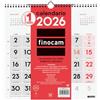 Finocam - Calendario da Parete Numeri Grandi 2026 Mese Vista Gennaio - Dicembre 2026 (12 mesi) | Calendario 2026 | Planner mensile Neutro - Italiano