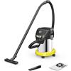 Karcher KWD 3 S V-17/4/20/F Bidone Aspiratore per Solidi e Liquidi, 1000 W, 17 Litri,un cavo di alimentazione da 4 metri e tubo flessibile di aspirazione lungo 2 metri