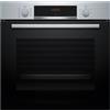 BOSCH HBA514ES3 Forno da Incasso Acciaio Inox, classe A+, 71 Litri, 7 Funzioni, Serie 4