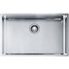 FRANKE 127.0369.284 Lavello Inox BXX 210/110-68 INOX SATINATO, vasca quadra Installazione semifilo , Sottotop