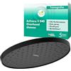 hansgrohe Activera S - Soffione doccia a risparmio idrico 6 l/min (EcoSmart+), Doccia a pioggia rotondo (240 x 240 mm) con 1 getto per montaggio a parete/soffitto, nero opaco, 28057670