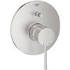 GROHE Essence New Miscelatore Parte Esterna per Vasca/Doccia, qualità made in germany, cromatura Starlight, Cromo Spazzolato 19285DC1