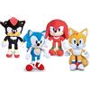 CARTOON Peluche Sonic e Amici, Knuckles, Tails, Shadow, Sonic, pupazzo 30 cm, 4 personaggi, assortito