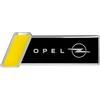 4R Quattroerre.it Adesivo 3D Emblema Compatibile con Opel Motorsport, Prodotto con Licenza, Nero e Giallo, 30 x 80 mm