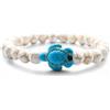 aninu Bracciale Tartaruga con App di Monitoraggio - Adozione Simbolica Tartaruga Marina, Bracciale Pietra Naturale Elastico come Bracciale Amicizia Coppia Regalo Donna Uomo Bambini