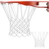 HENGBIRD Rete da Basket 2 Pezzi Rimovibile,Rete da basket di ricambio per tutte le condizioni atmosferiche,Ricambio Professionale Portatile per Canestri Interni ed Esterni