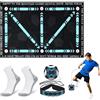 Zourglow Football Training Mat, Tappetino da Allenamento per Calcio, 60x90cm Tappetino da Calcio con Football Socks e Trainer Calcio, Antiscivolo Silenzioso Tappeto Allenamento per Bambini Adulti