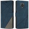 SONWO Cover per Redmi Note 9s / Redmi Note 9 PRO/Redmi Note 9 PRO Max, Flip Caso in PU Pelle Case Cover Custodia con Slot per Schede e Supporto Stand per Redmi Note 9s, Blu