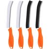 TQRR Spazzole Per Pulire- 2 pezzi Spazzola per WC, Spazzola Per La Pulizia Delle Fissure, Multifunzionale Spazzola Pulizia Casa per Cucina, Bagno, Finestra (4, Arancione)