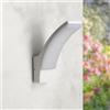 M Ledme - Applique LED Winni White da 12W, temperatura di colore dimmerabile (CCT), 840 lumen, IP54 impermeabile, luce esterna per giardino, terrazza o facciata
