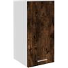 HETFTJN Credenza Soggiorno Mobile Cucina Dispensa Mobiletto Bagno Salvaspazio Mobile da Cucina - Mobile Pensile Rovere Fumo 29,5x31x60 cm in Legno Multistrato per Camera Da Letto Cucina Bagno Esterno