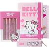 Get Trend Hello Kitty Sanrio Set Cancelleria con Quaderno Diario Penna a Sfera Astuccio Matite Stickers Anime Materiale Scolastico e Ufficio