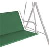 GREMEX Copertura di Ricambio per Sedia a Dondolo 93 x 120 cm - Tessuto Resistente per Seduta - Rivestimento Impermeabile per Sedia a Dondolo - Cuscino per Panchina - Copertura Verde