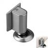 Penbinmall Fermaporta Magnetico Metallo, Ferma Porta da Pavimento Adesivo, Lega di Zinco, Magnetic Door Stop con 3M Biadesivo e Viti, Montaggio a Pavimento, per Porte Interne, Ufficio, Balcone, Bagno (Argento)