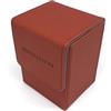 docsmagic.de Premium Magnetic Flip Box (80) Copper + Deck Divider - MTG PKM YGO - Porta Mazzo Rame