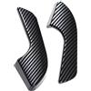 VHEUHZ Maniglia interna della porta Decorazione guscio protettivo copertura Trim compatibile con Alfa Romeo Giulietta Adesivi per interni auto (Colore fibra di carbonio)