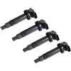 Globalautoparts Bobina di accensione * 4, per Prius, per Yaris/Vitz, per Fun Cargo, per IQ,1.0 1.3 1.5, 90080-19021, 90919-02240, 90919-T2003, 9008019021, 9091902240, 90919T2003