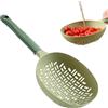 Ghirting Cucchiaio per schiumarola in silicone - Cucchiaio da cucina multifunzione,Schiumarola per colino in silicone riutilizzabile per pasta, noodle, gnocchi fritti Ghirting