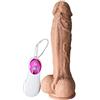 GLORYSAT -24Cm Vibratóre Morbido Dǐldó Reale Di Silicone con Ventosa 𝗣Éne Realistico Vibratóri Sessuali 𝗣Er Donna King Cǒck