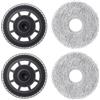 Jegehoyo Panni mocio con piastre di ricambio per Dreame Matrix10 Pro/X50 Ultra Complete/L40s Pro Ultra/X50 Master/L50 Pro Ultra/L50s Pro Ultra,per Mova V50 Ultra Complete/Mova P50s Ultra Robot Aspirapolvere