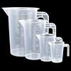 DOUSELLA 4 Pezzi Set di Misurino in Plastica 50/100/250/500 ML Misurino Graduato con Manico Misurino di Precisione con Bilancia Caraffa Graduata Professionale per Laboratorio, Panetteria, Cucina