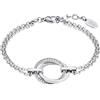 LOTUS STYLE Bracciale Donna Acciaio Inox LS1780-2/1 Geometrico - Bracciale Elegante con Finitura Lucida e Raffinata 20,8 cm - Ideale come Regalo di Compleanno - Occasioni Speciali