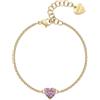 S'Agapõ Bracciale Donna in Acciaio e Zirconi con Simbolo Cuore | Collezione Dazzly - SDZ72