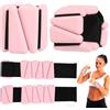 GOSHIES Set di 2 pesi per polsi e caviglie, per gambe e braccia (1 lb/1 pezzo), per pilates, yoga, cardio rosa