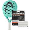 Rezztek Padel Bundle - Head Gravity Team Light 2024 & Rezztek Pro Spin Strips per racchetta paddle - Pacchetto per il massimo giro e il controllo ottimale