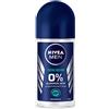 Nivea Men Fresh Ocean Deo Roll On in confezione da 6 (6 x 50 ml), deodorante roll-on senza alluminio con formula rinfrescante, deodorante con protezione 48 ore che nutre la pelle.