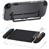 GXGM 1 Pcs Per Nintendo Switch 2 Cover TPU Protezione Trasparente,Utilizzato per Switch 2 Console di Gioco,Cover Protettiva Rigida per PC,Split Shell