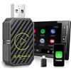 DigScape Adattatore wireless CarPlay, converte CarPlay cablato in wireless, USB C/A, Plug and Play, per auto 2016 e per iPhone iOS 10+