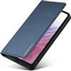 ZHOZEXIN Custodia a portafoglio per Samsung Galaxy A53 5G, in pelle PU, chiusura magnetica, con supporto per carte di credito, supporto antiurto per Samsung A53 (blu)