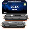 Meagiis 203X Nero CF540X Toner Compatibili con HP 203X 203A CF540A (2 Nere) | Compatibili con HP Color LaserJet Pro MFP M254dw M254nw M254dn M281fdn M281cdw M281fdw M280nw; Alta Resa: Fino a 3.200 Pagine