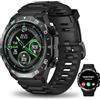 HOIFA Smartwatch Uomo Donna, 1.39 HD Orologio Smartwatch Uomo con Chiamate, Orologio Intelligente Fitness con 112+Sports, 24H Cardiofrequenzimetro/Sonno, IP68 Impermeabile Smart Watch,2025 Nero