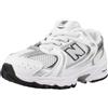 New Balance IZ530SB1, Scarpe da Ginnastica Unisex-Bimbi 0-24, Bianco, 21 EU