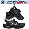 Crocs Sandali da pescatore Crocs Yukon neri 209875-001 taglia unisex