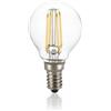 Ideal Lux E14 SFERA 4W 3000K CRI90 TRASP Mod. 271620 Confezione Kit 10 Lampadine