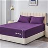 Aisbo Tela Custodia 180x200 Grand Bonnet 40 cm - Tela Custodia 2 Persone 180 x 200 Grand Bonnet 40 cm Matracci in Microfibra Oeko-Tex con Elastica Totale, Violetta