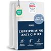 Dreamzie - Copripiumino 200x200 cm Antiacaro - Copri Piumone Protettivo con Cerniera - Barriera Contro Acari e Allergeni - Lavabile a 95°C