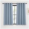 KGORGE Tende per Interni Oscuranti 2 Pezzi L 140 x A 145 CM Tenda Corte per Finestre ad Anelli Curtains Termiche Isolante per Cameretta Bambini, Blu Vintage