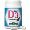 Naturando D3 Fast Vegan 60 Capsule - Integratore Alimentare a Base di Vitamina D3 a Rapido Assorbimento