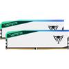 Patriot Ram DIMM DDR5 96GB Patriot Memory Viper Elite 6000MHz CAS40 2pz Bianco [PVER596G60C42KW]