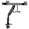 Hagor Supporto monitor Hagor Braccio per monitor doppio fino a 32"max 10kg Nero [8703]