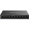 MERCUSYS Switch Mercusys MS110CMP 10 porte 8x 10/100Mbps 2x Gigabit con 8x PoE+ Nero [MS110CMP]