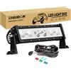 RIGIDON 13 pollici 33cm 30W 3000lm barra Led fuoristrada 12V cablaggio kit | 18AWG, singola fila, luce Led, luci di Lavoro, per auto camion SUV UTE ATV barca 4x4 veicoli offroad, impermeabile, 6000K